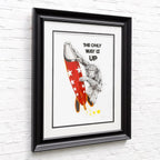 The Only Way Is Up - Original by artist Scott Tetlow - Wyecliffe Galleries