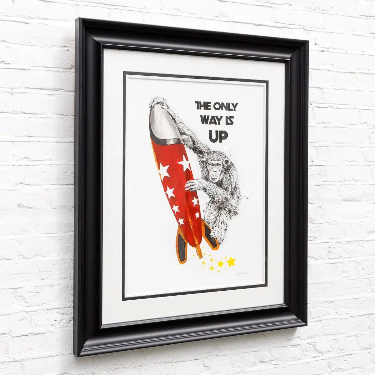 The Only Way Is Up - Original by artist Scott Tetlow - Wyecliffe Galleries