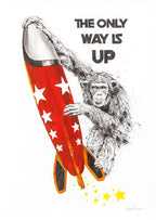 The Only Way Is Up - Original by artist Scott Tetlow - Wyecliffe Galleries