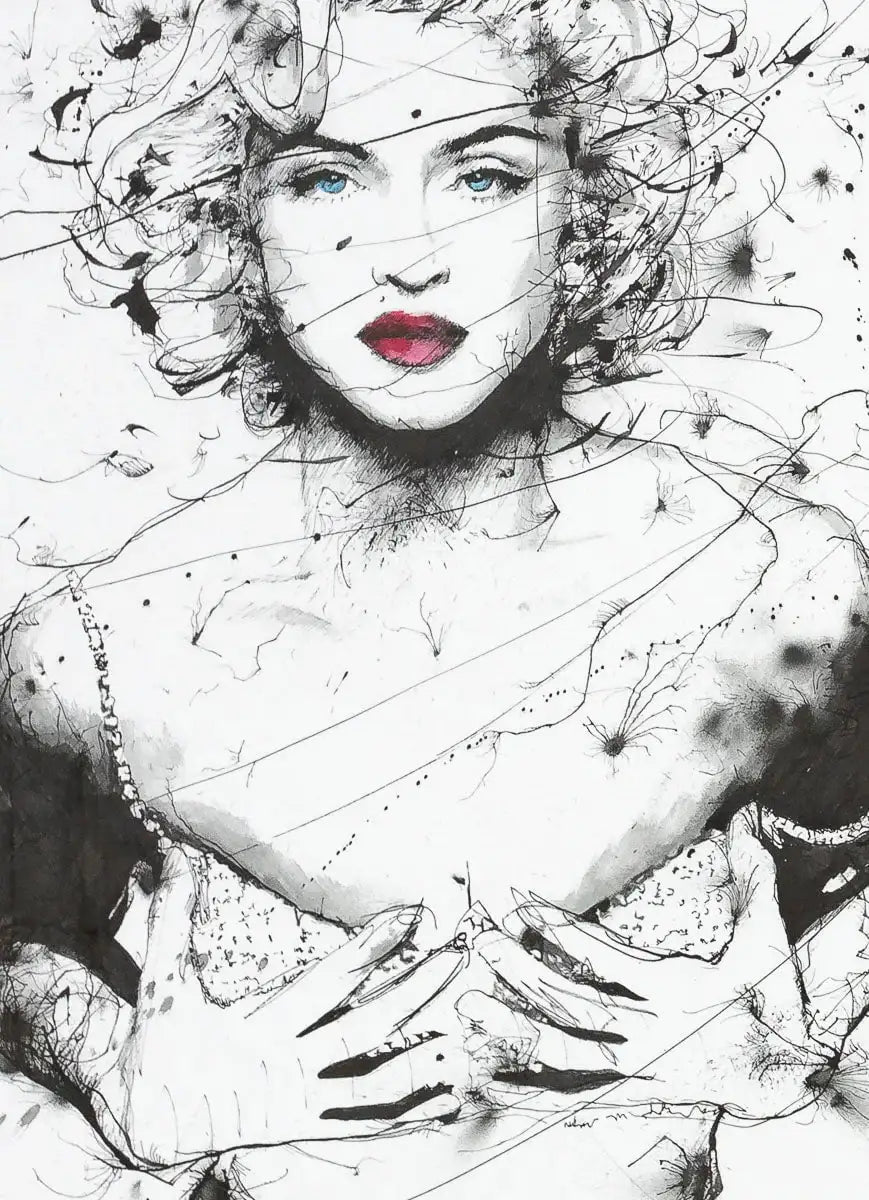 The Queen of Pop - Edition by artist Scott Tetlow - Wyecliffe Galleries