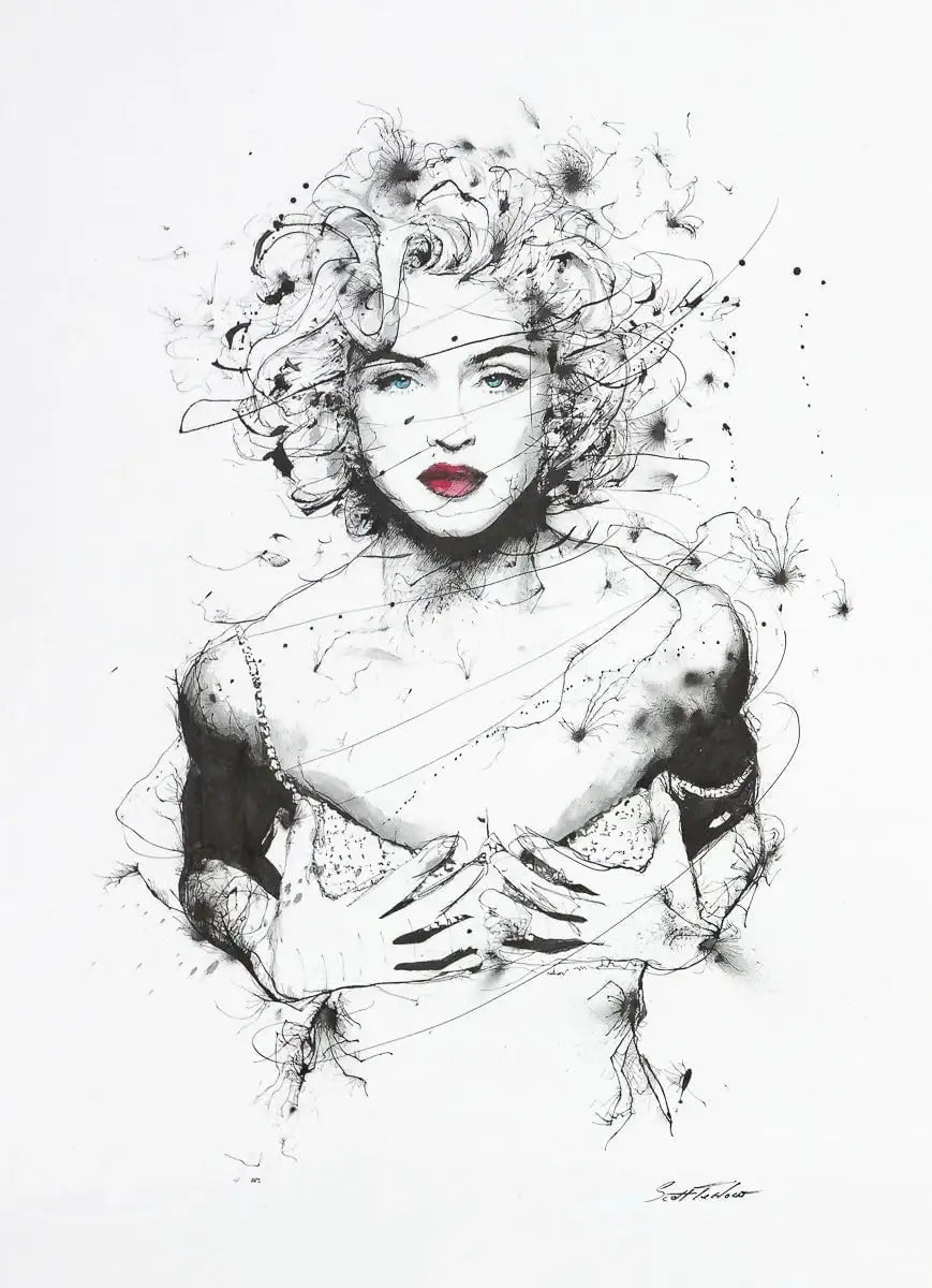 The Queen of Pop - Edition by artist Scott Tetlow - Wyecliffe Galleries