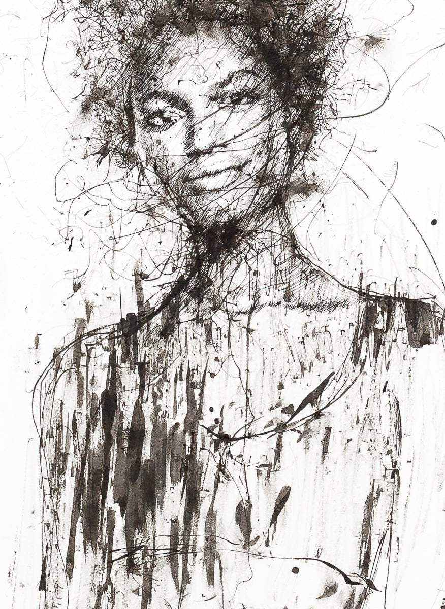 The Smile - Original - SOLD by artist Scott Tetlow - Wyecliffe Galleries