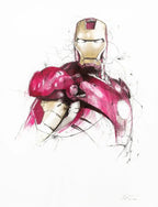 The Truth Is... I Am Iron Man - Original - SOLD by artist Scott Tetlow - Wyecliffe Galleries