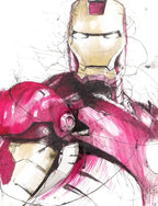 The Truth Is... I Am Iron Man - Original - SOLD by artist Scott Tetlow - Wyecliffe Galleries