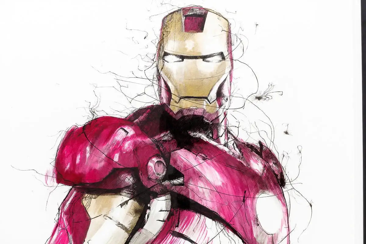 The Truth Is... I Am Iron Man - Original - SOLD by artist Scott Tetlow - Wyecliffe Galleries