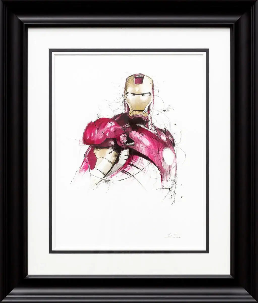 The Truth Is... I Am Iron Man - Original - SOLD by artist Scott Tetlow - Wyecliffe Galleries
