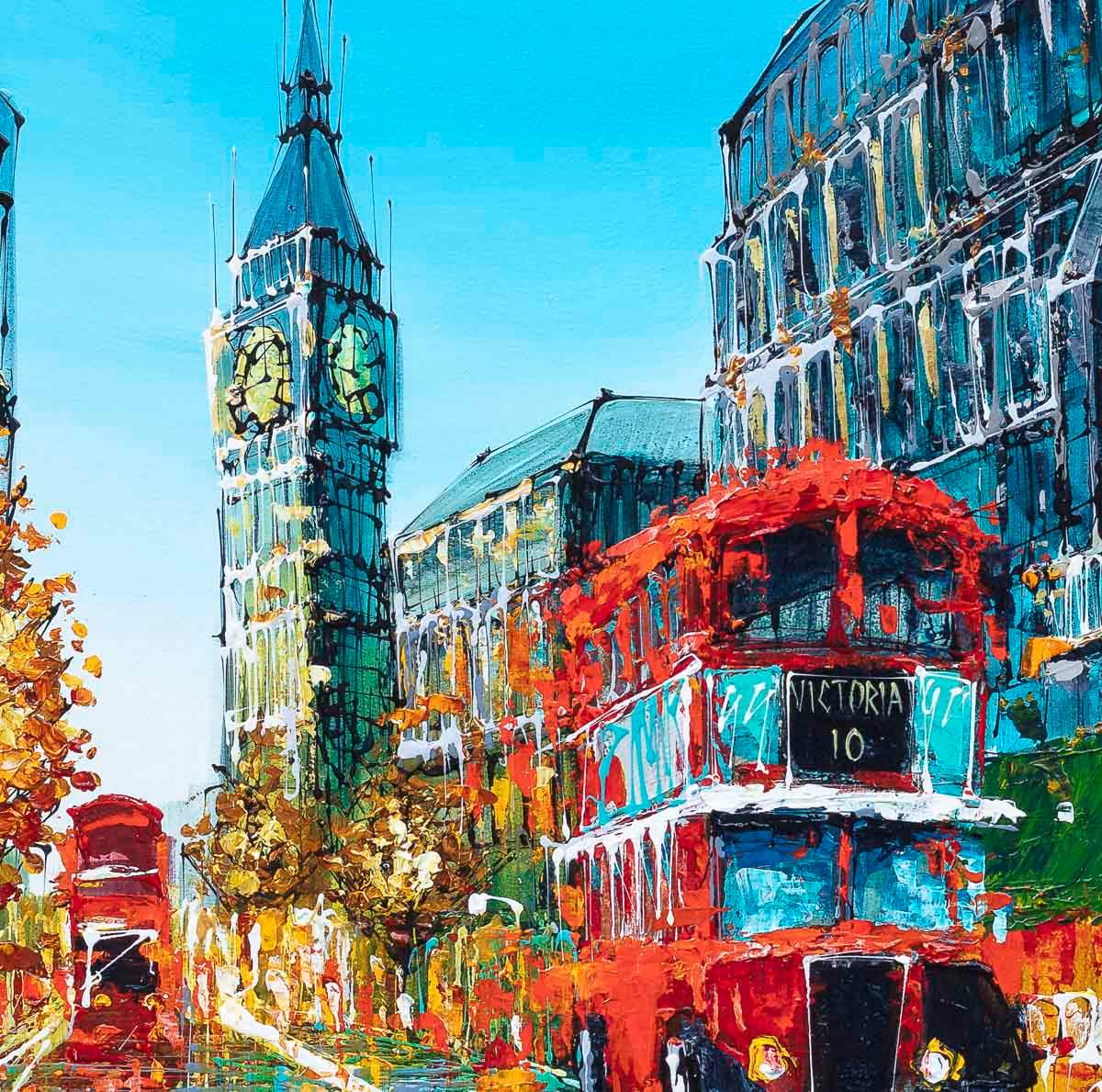 A Fine Day Out - Original - SOLD by artist Simon Wright - Wyecliffe Galleries