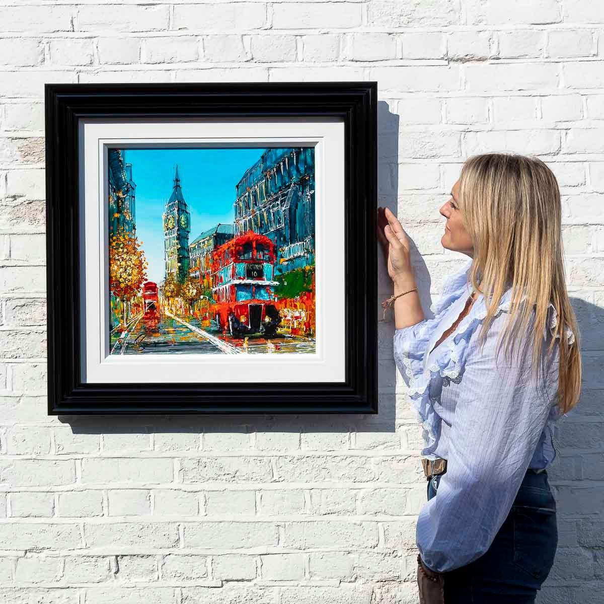 A Fine Day Out - Original - SOLD by artist Simon Wright - Wyecliffe Galleries