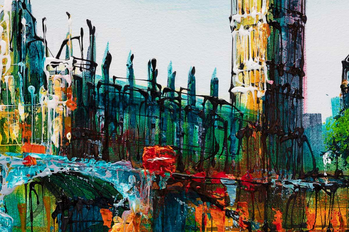 Autumn Days - Original - SOLD by artist Simon Wright - Wyecliffe Galleries