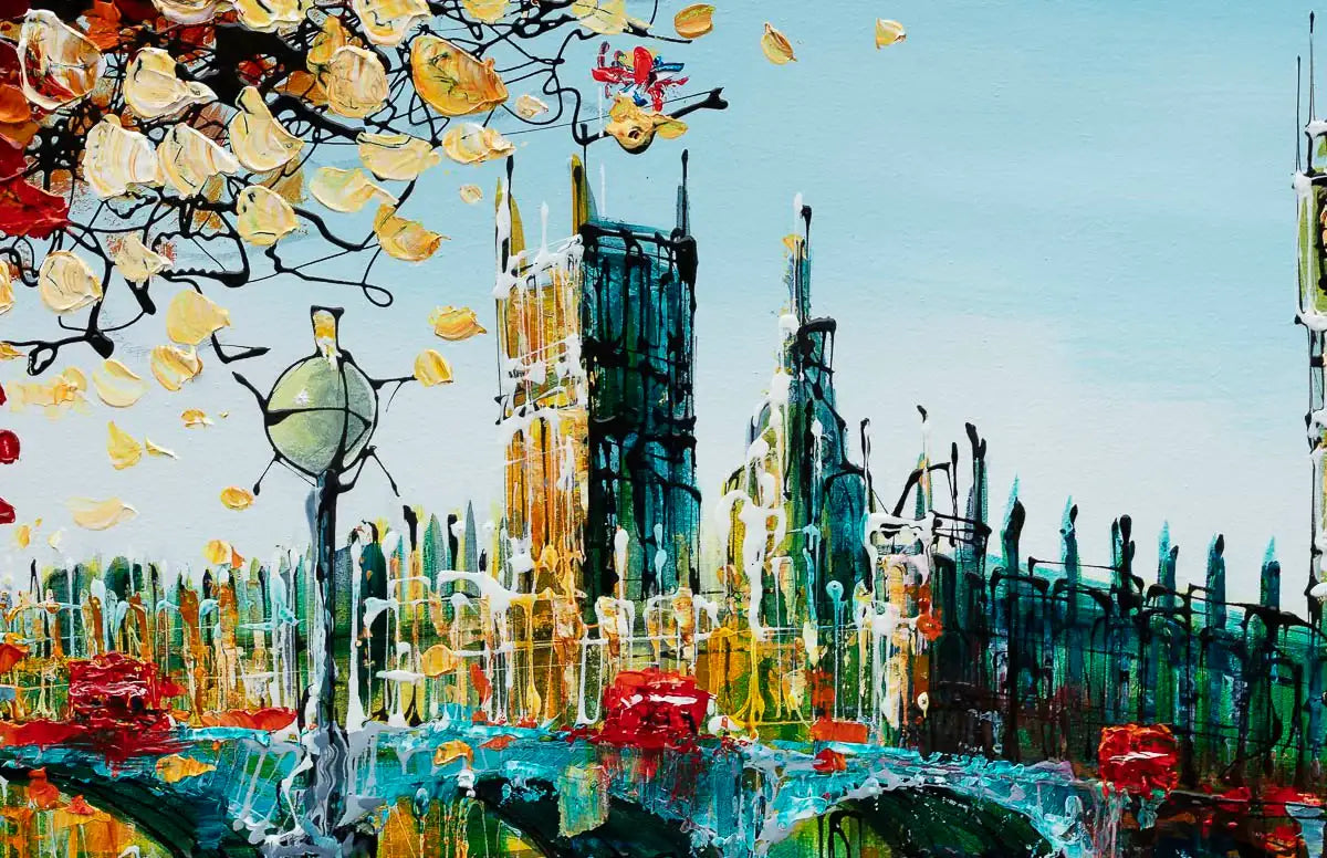 Autumn Days - Original - SOLD by artist Simon Wright - Wyecliffe Galleries