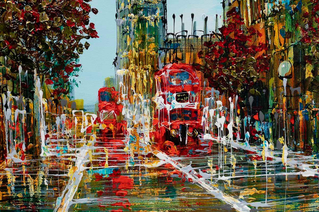 Autumn Evenings - Original - SOLD by artist Simon Wright - Wyecliffe Galleries