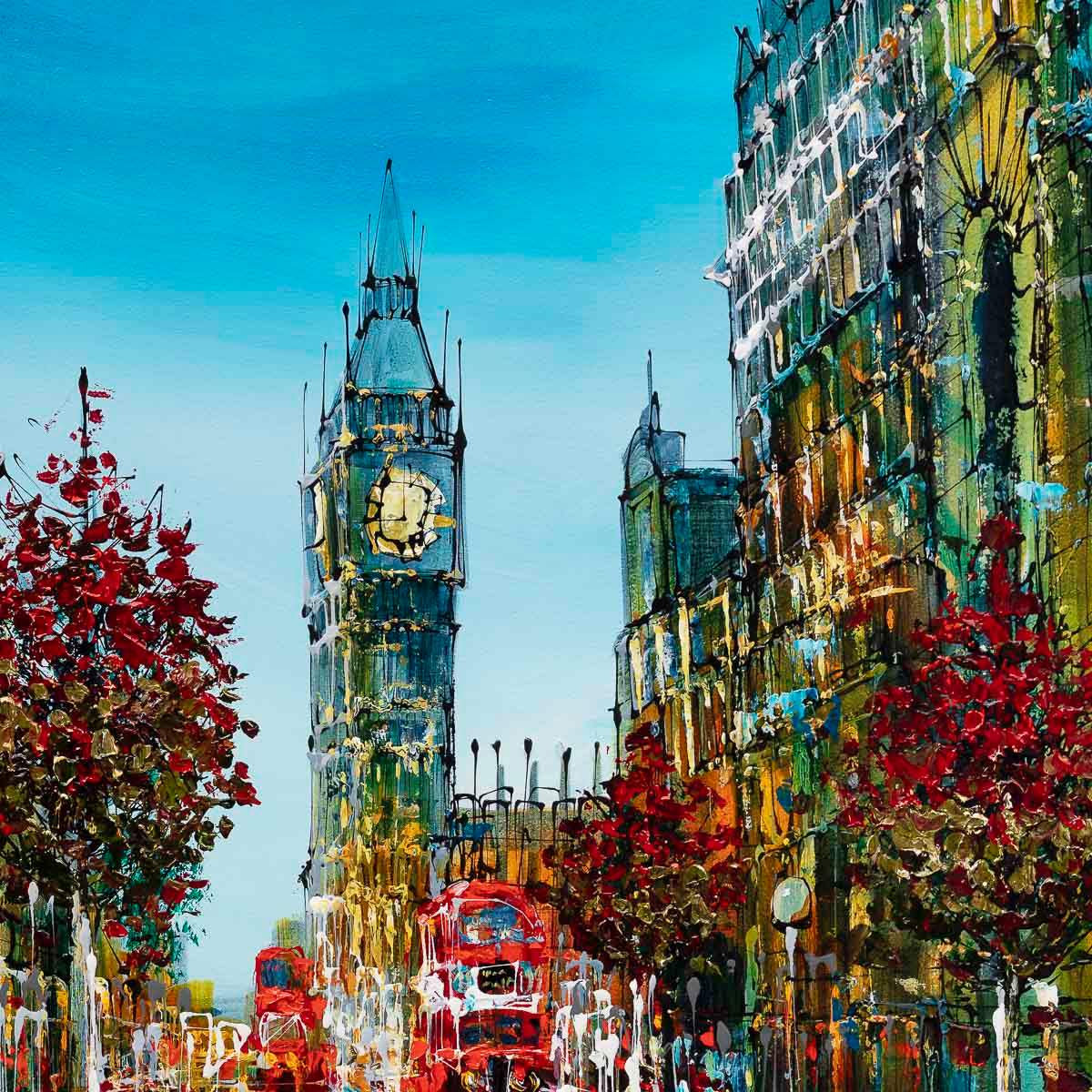 Autumn Evenings - Original - SOLD by artist Simon Wright - Wyecliffe Galleries