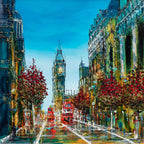 Autumn Evenings - Original - SOLD by artist Simon Wright - Wyecliffe Galleries