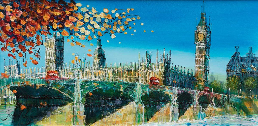 Autumn Vibes - Original - SOLD by artist Simon Wright - Wyecliffe Galleries