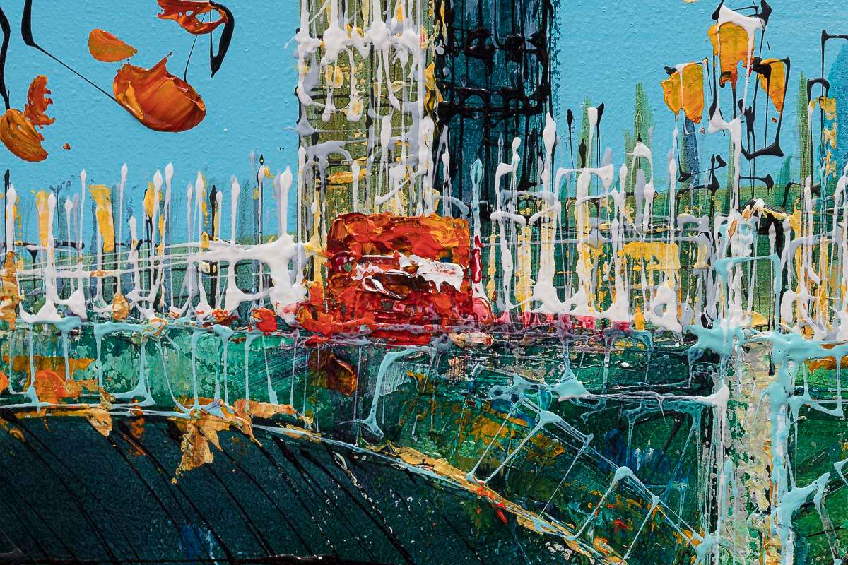 Autumn Vibes - Original - SOLD by artist Simon Wright - Wyecliffe Galleries