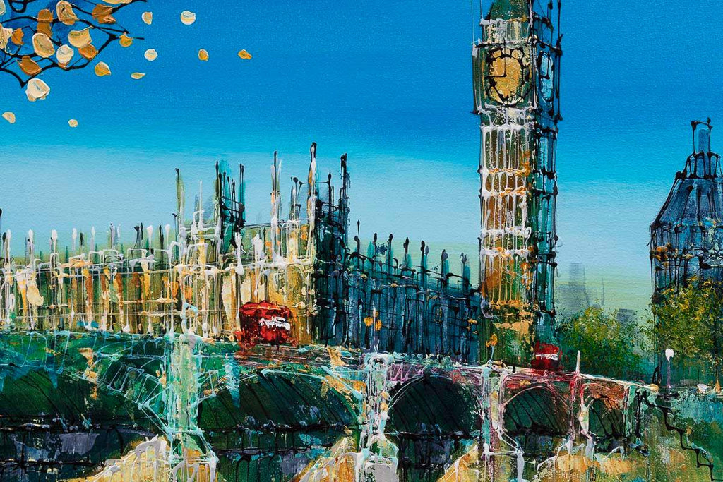 Autumn Vibes - Original - SOLD by artist Simon Wright - Wyecliffe Galleries