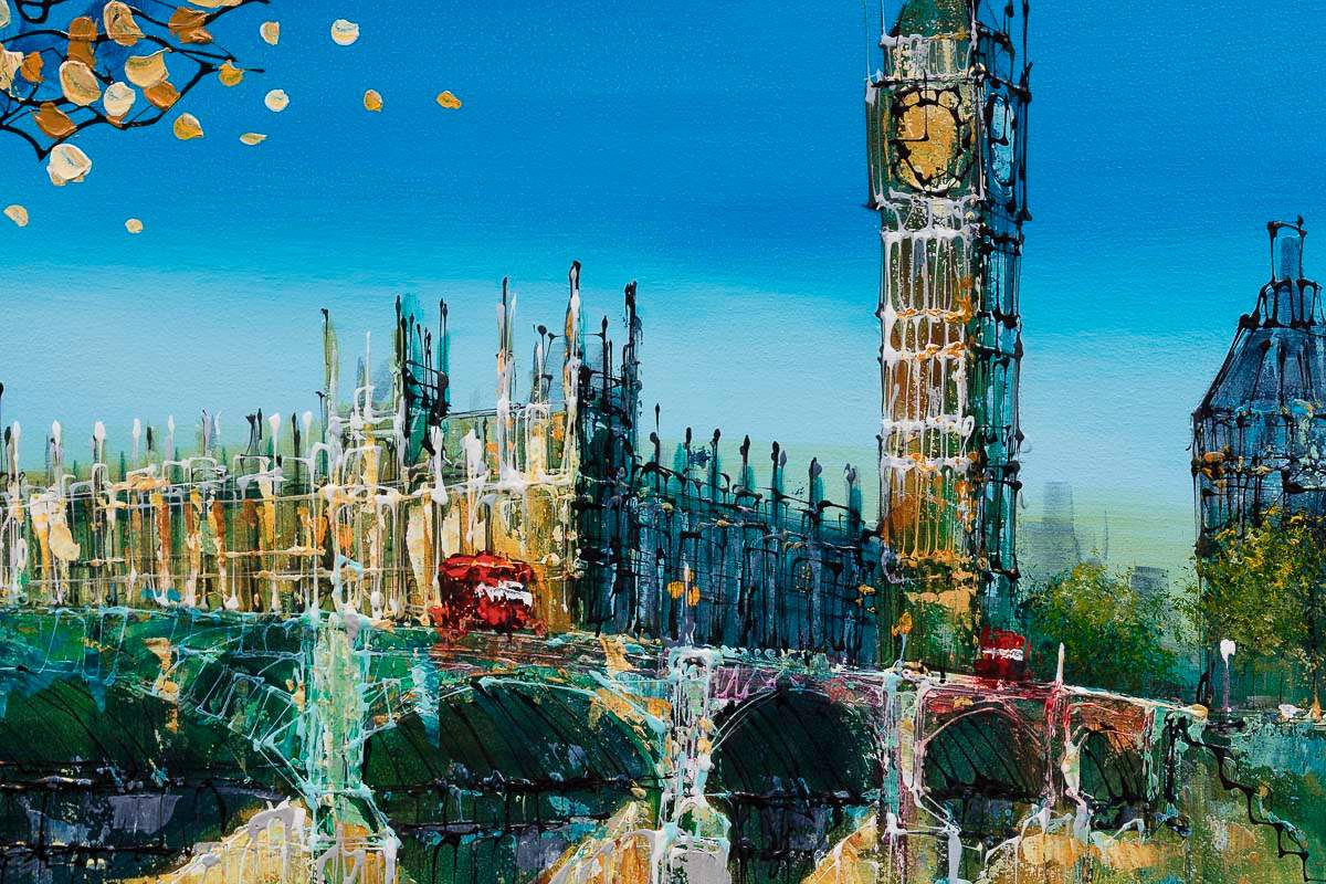 Autumn Vibes - Original - SOLD by artist Simon Wright - Wyecliffe Galleries