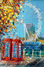 Autumnal View - Original - SOLD by artist Simon Wright - Wyecliffe Galleries