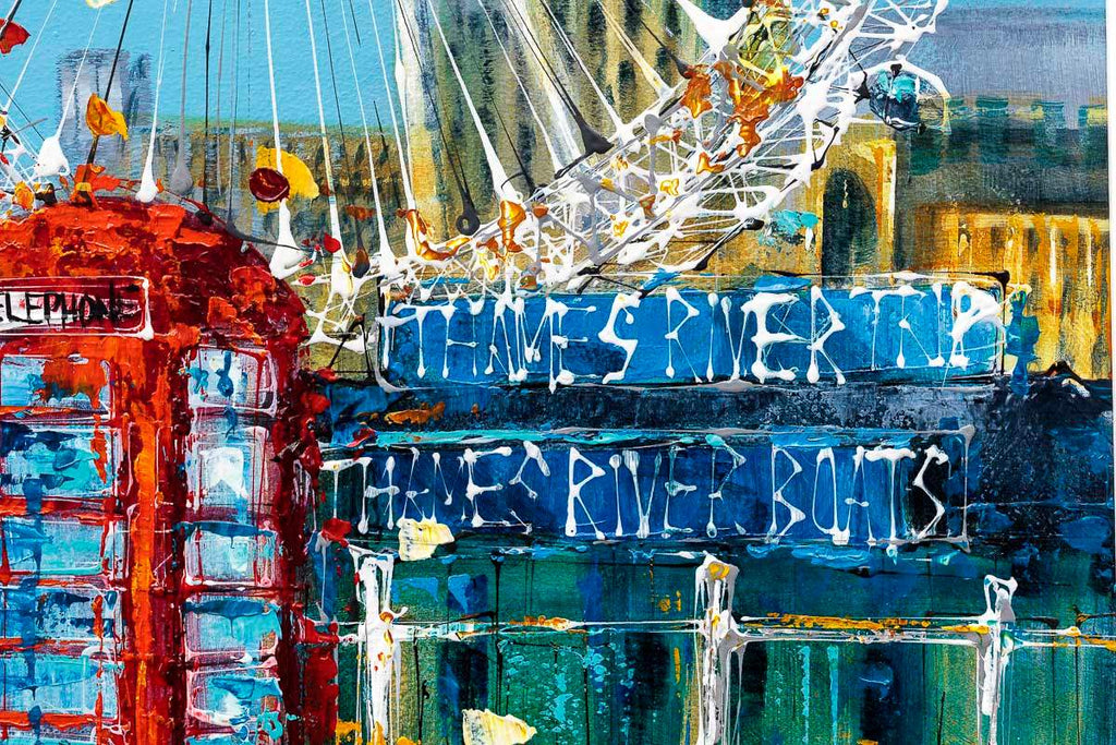 Autumnal View - Original - SOLD by artist Simon Wright - Wyecliffe Galleries