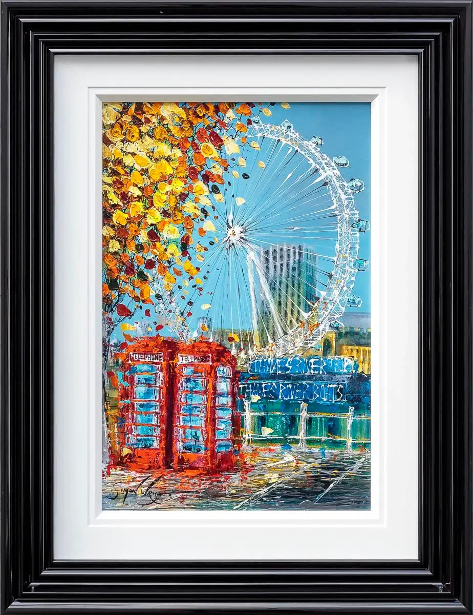 Autumnal View - Original - SOLD by artist Simon Wright - Wyecliffe Galleries