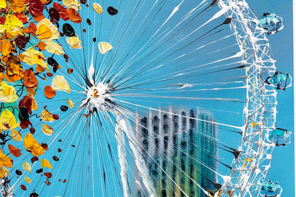 Autumnal View - Original - SOLD by artist Simon Wright - Wyecliffe Galleries