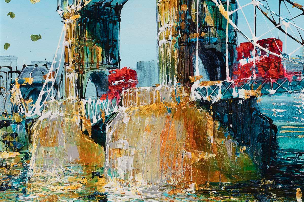 Bridge Of Eternity - Original by artist Simon Wright - Wyecliffe Galleries