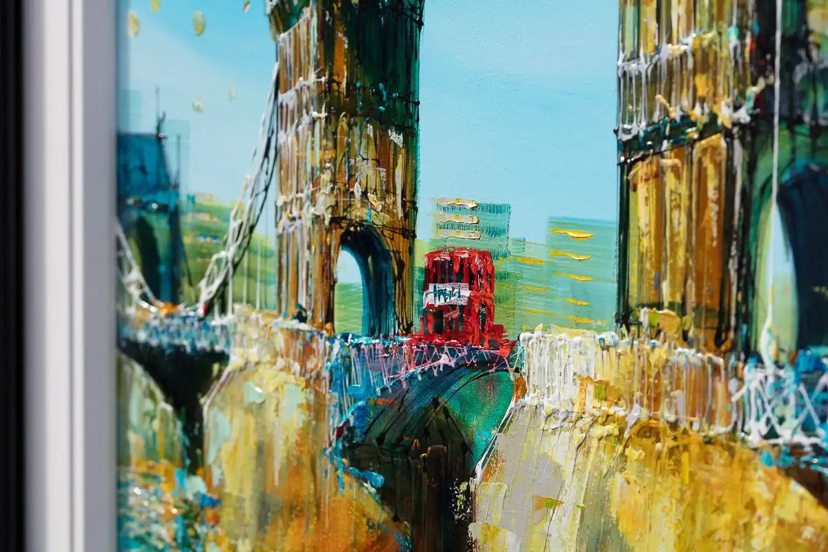 Bridge Of Inspiration - Original - SOLD by artist Simon Wright - Wyecliffe Galleries