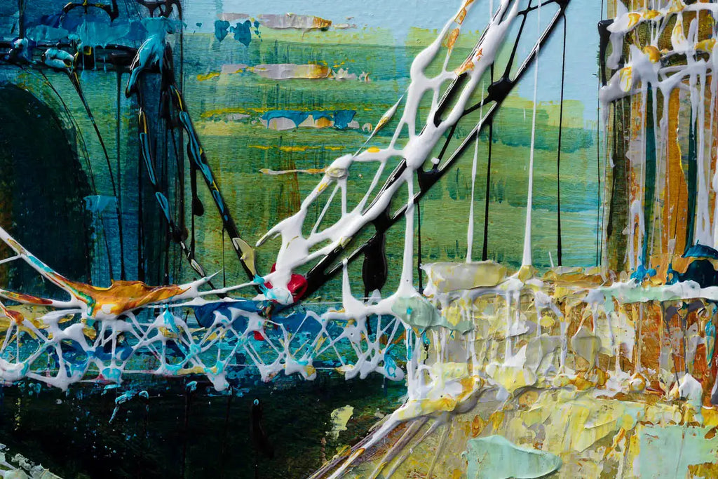 Bridge Of Inspiration - Original - SOLD by artist Simon Wright - Wyecliffe Galleries