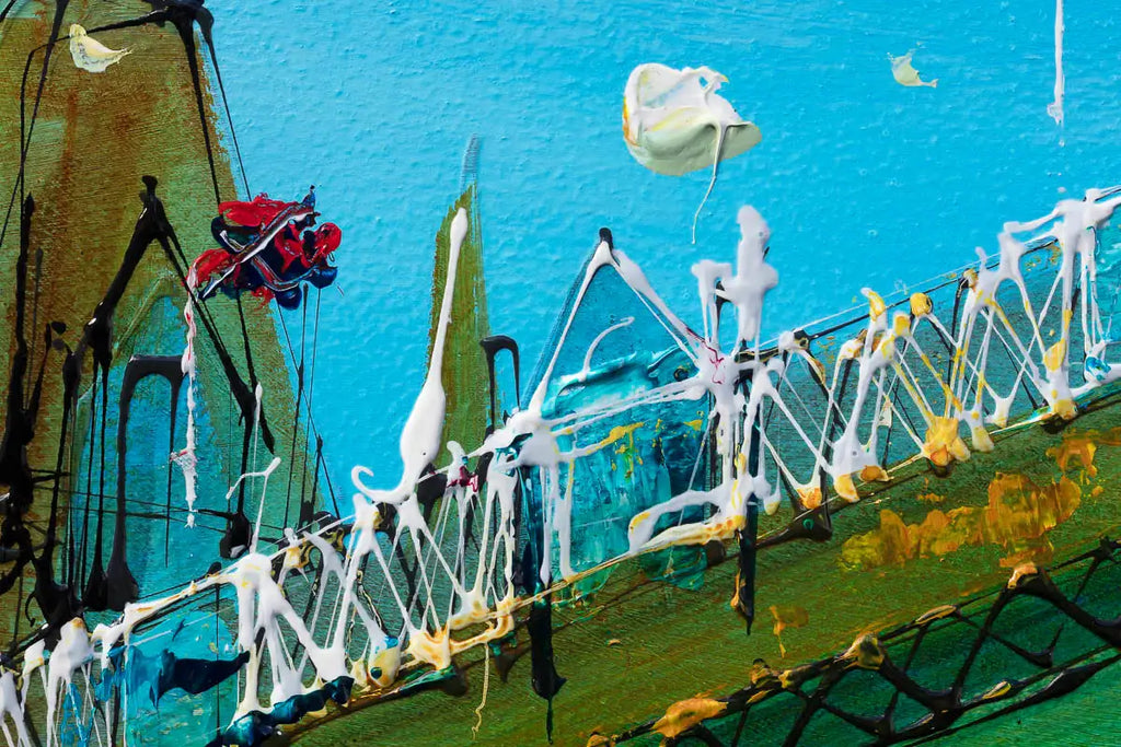 Bridge Of Inspiration - Original - SOLD by artist Simon Wright - Wyecliffe Galleries