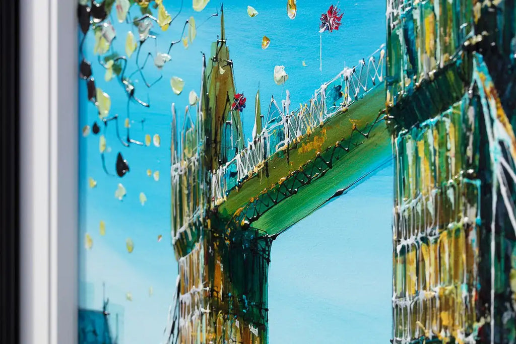 Bridge Of Inspiration - Original - SOLD by artist Simon Wright - Wyecliffe Galleries