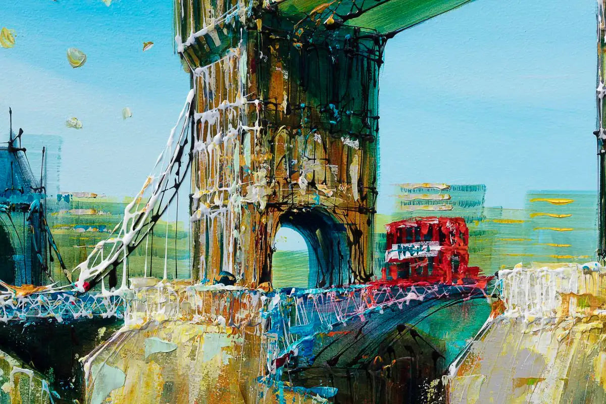 Bridge Of Inspiration - Original - SOLD by artist Simon Wright - Wyecliffe Galleries