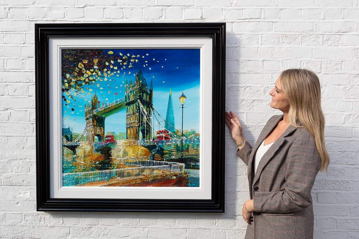 Bridge Of Inspiration - Original - SOLD by artist Simon Wright - Wyecliffe Galleries