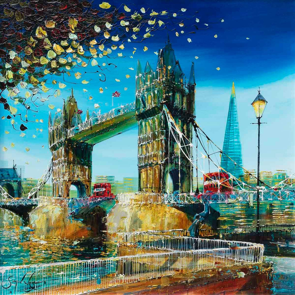 Bridge Of Inspiration - Original - SOLD by artist Simon Wright - Wyecliffe Galleries