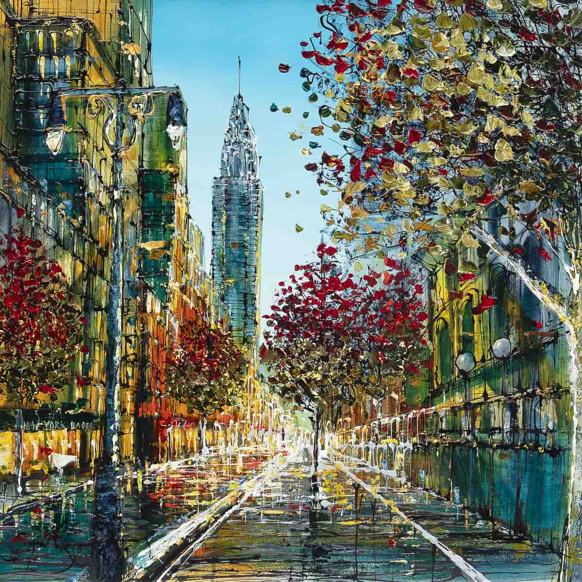 City In Autumn - Original Simon Wright Original