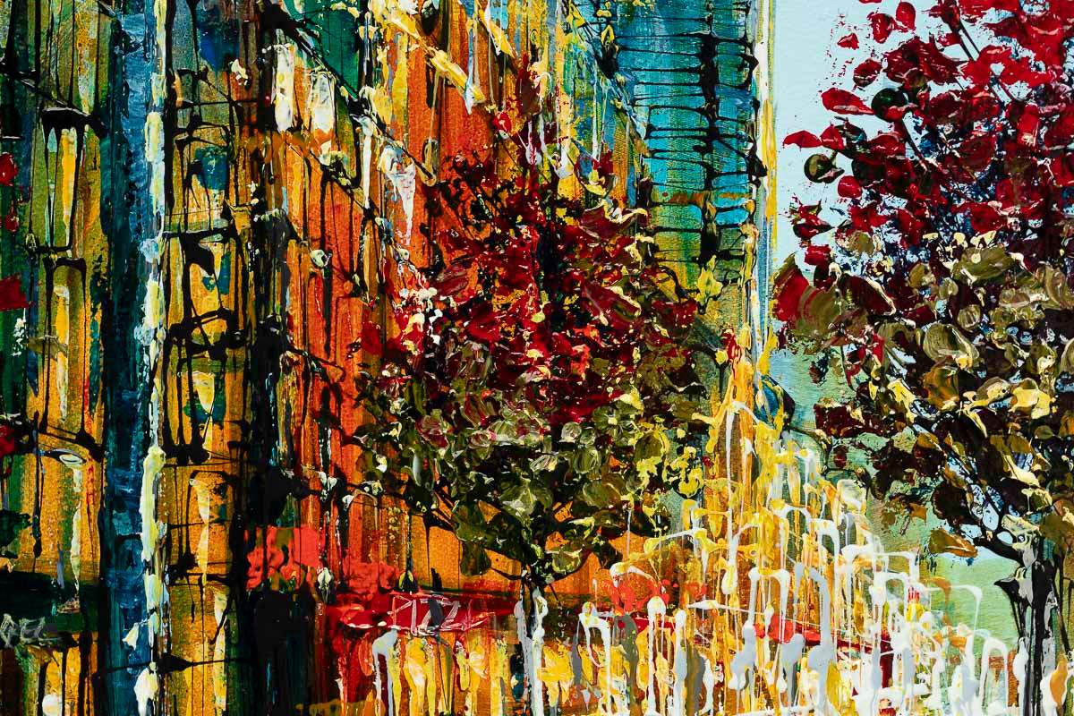 City In Autumn - Original by artist Simon Wright - Wyecliffe Galleries