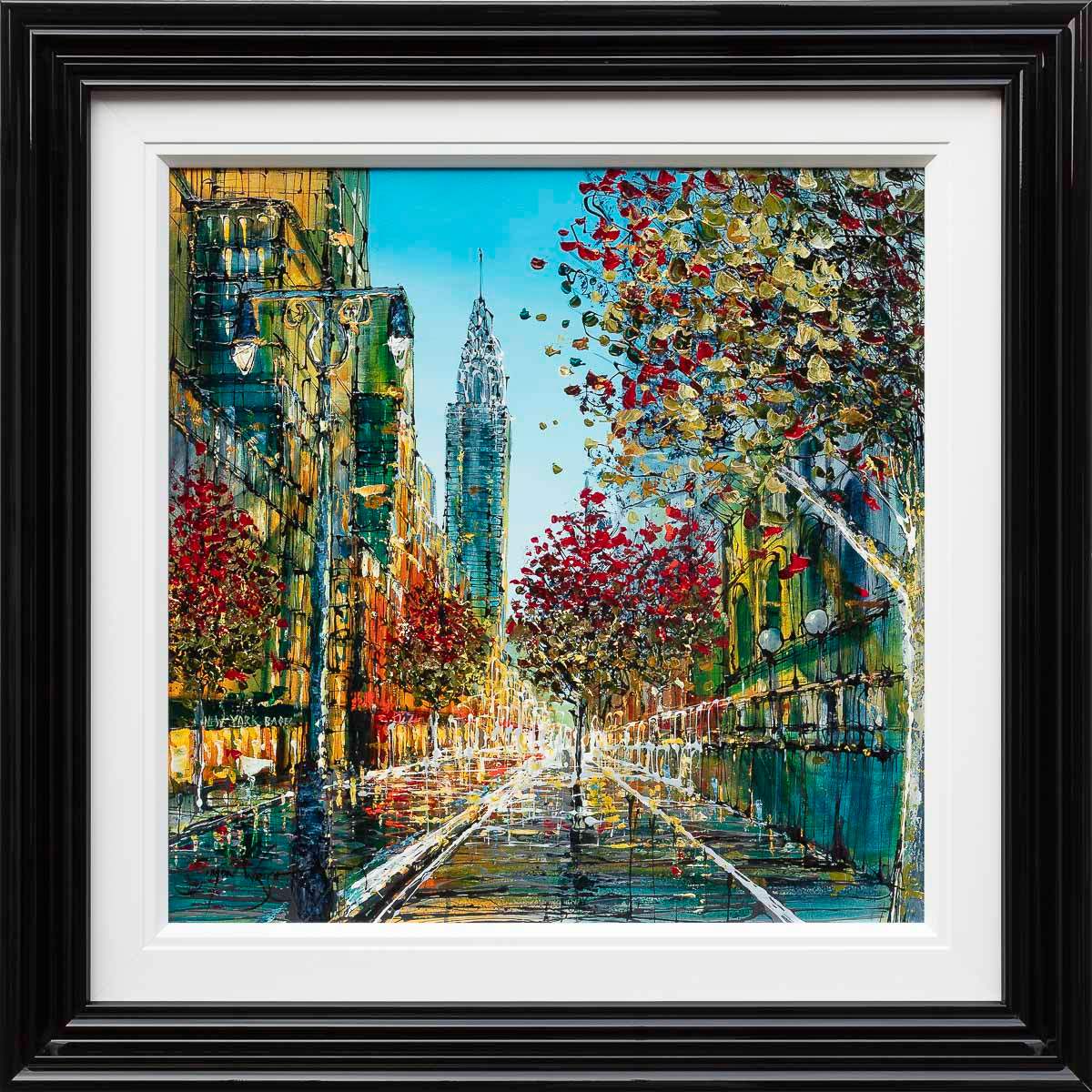 City In Autumn - Original by artist Simon Wright - Wyecliffe Galleries