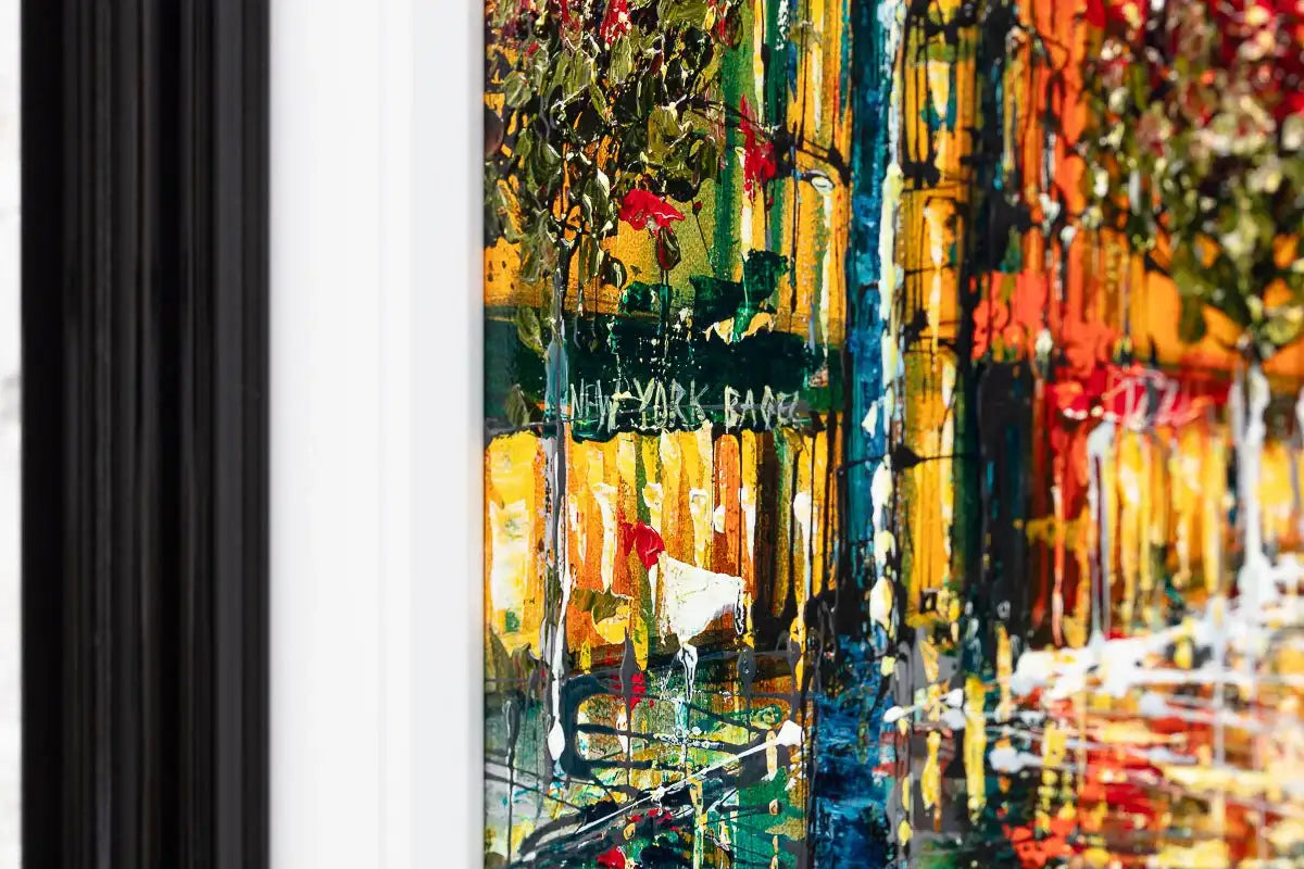 City In Autumn - Original by artist Simon Wright - Wyecliffe Galleries