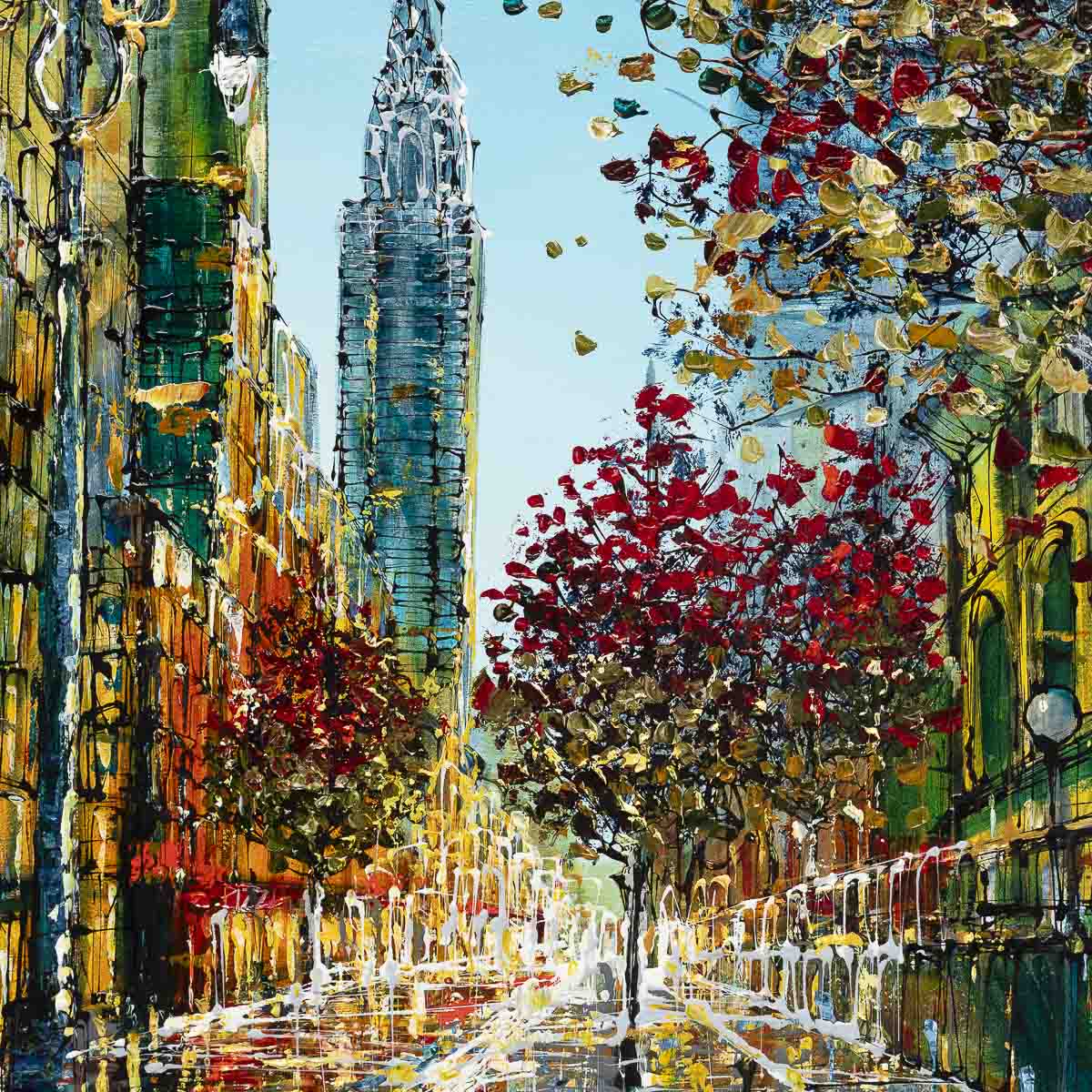 City In Autumn - Original Simon Wright Original