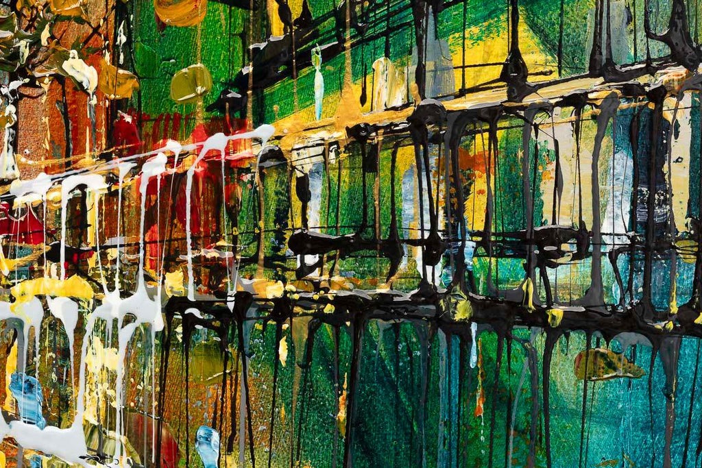 City In Autumn - Original by artist Simon Wright - Wyecliffe Galleries