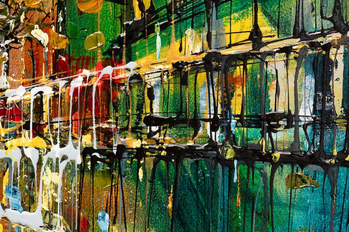 City In Autumn - Original by artist Simon Wright - Wyecliffe Galleries