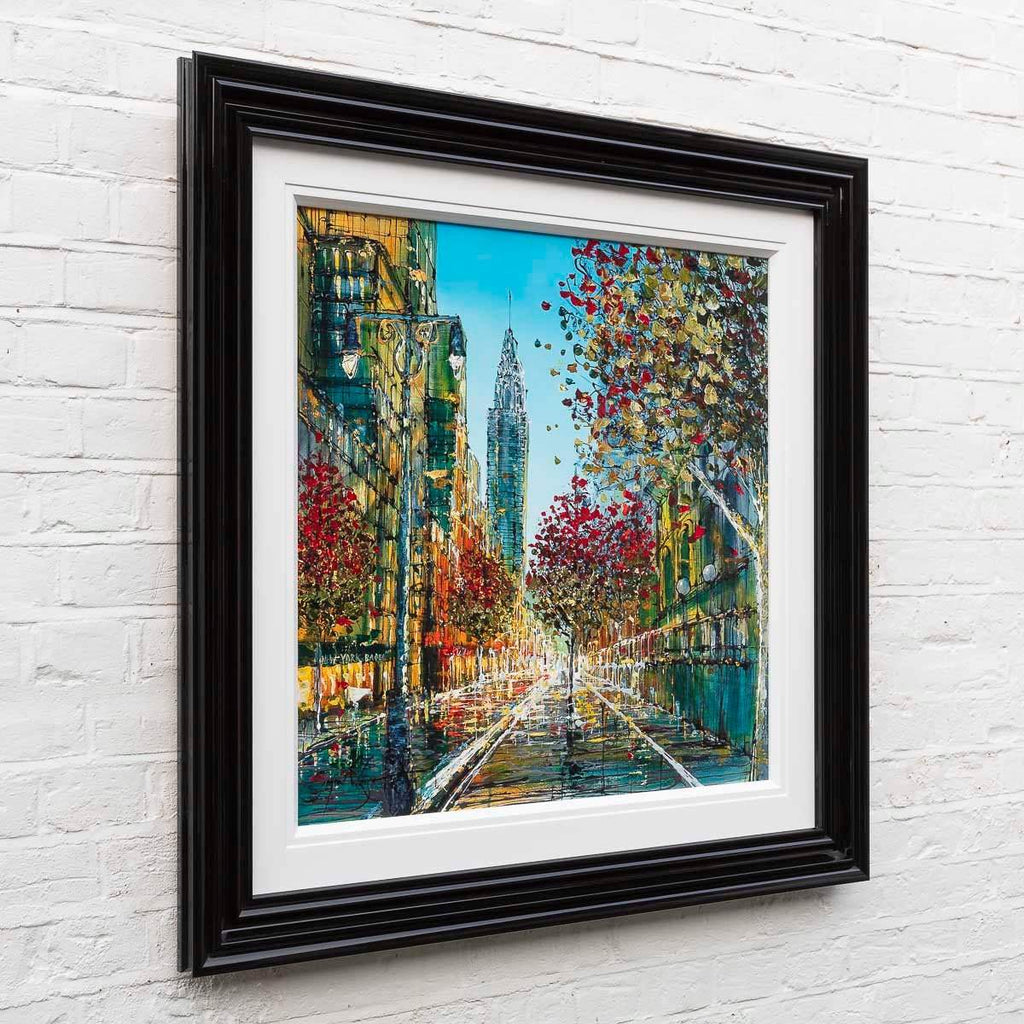 City In Autumn - Original by artist Simon Wright - Wyecliffe Galleries
