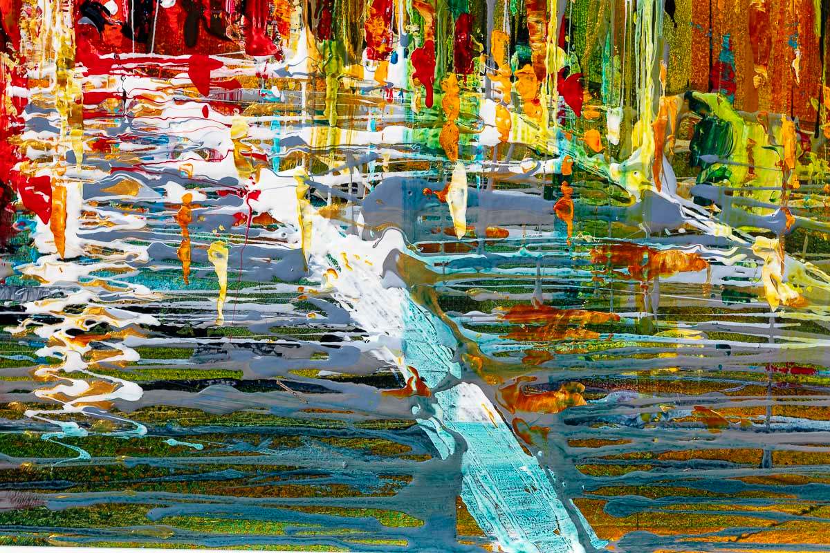 Crosstown Traffic - Original - SOLD by artist Simon Wright - Wyecliffe Galleries