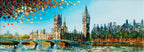 Day In London - Original - SOLD by artist Simon Wright - Wyecliffe Galleries