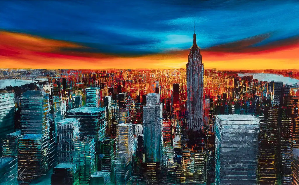 Empire State of Mind - Original by artist Simon Wright - Wyecliffe Galleries