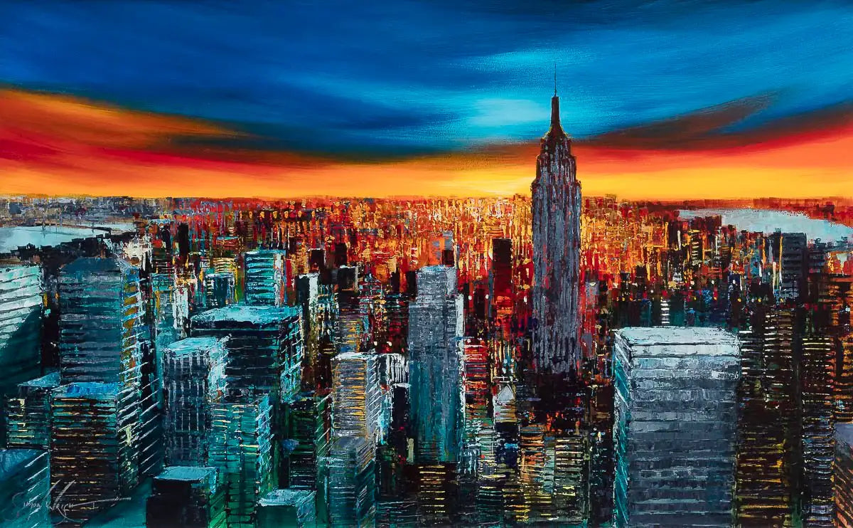 Empire State of Mind - Original by artist Simon Wright - Wyecliffe Galleries