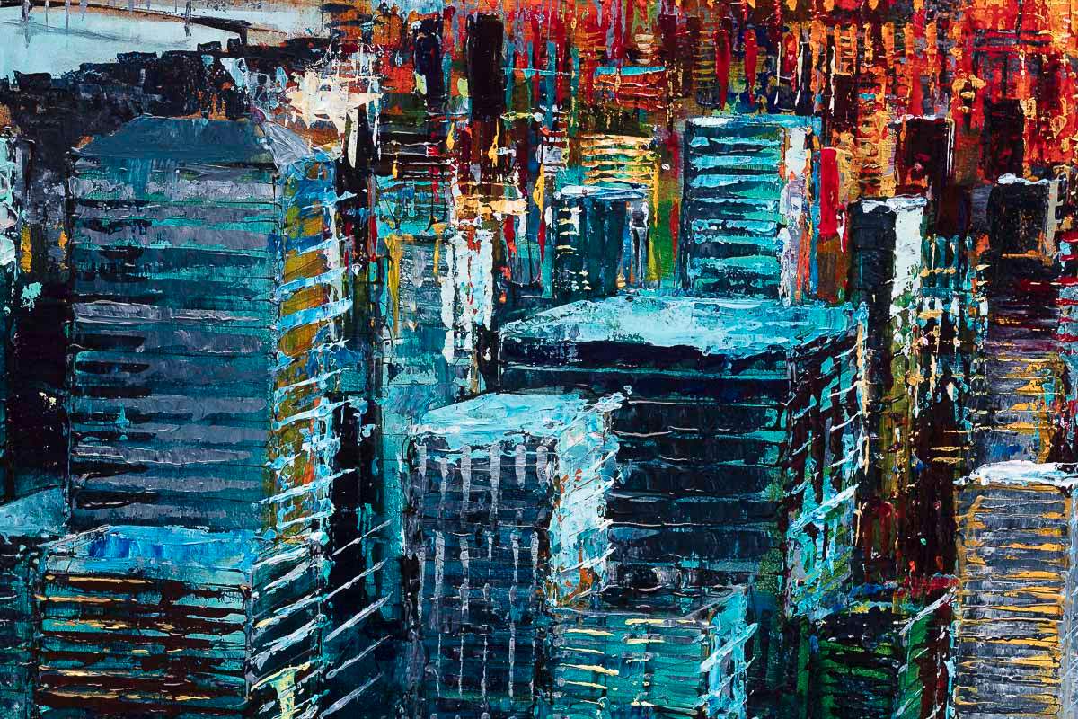 Empire State of Mind - Original by artist Simon Wright - Wyecliffe Galleries