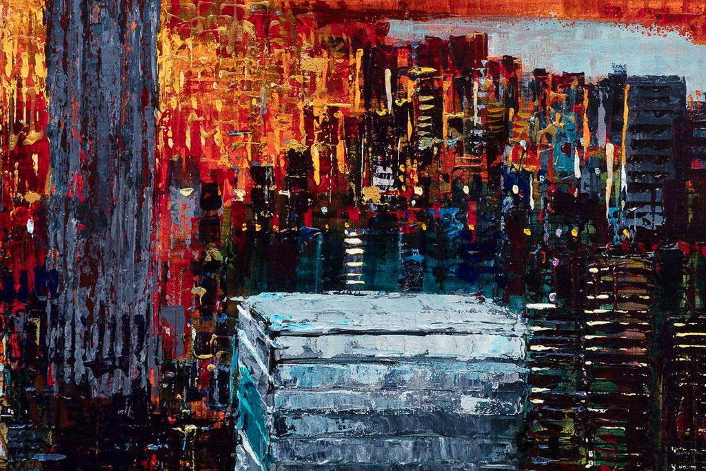 Empire State of Mind - Original by artist Simon Wright - Wyecliffe Galleries
