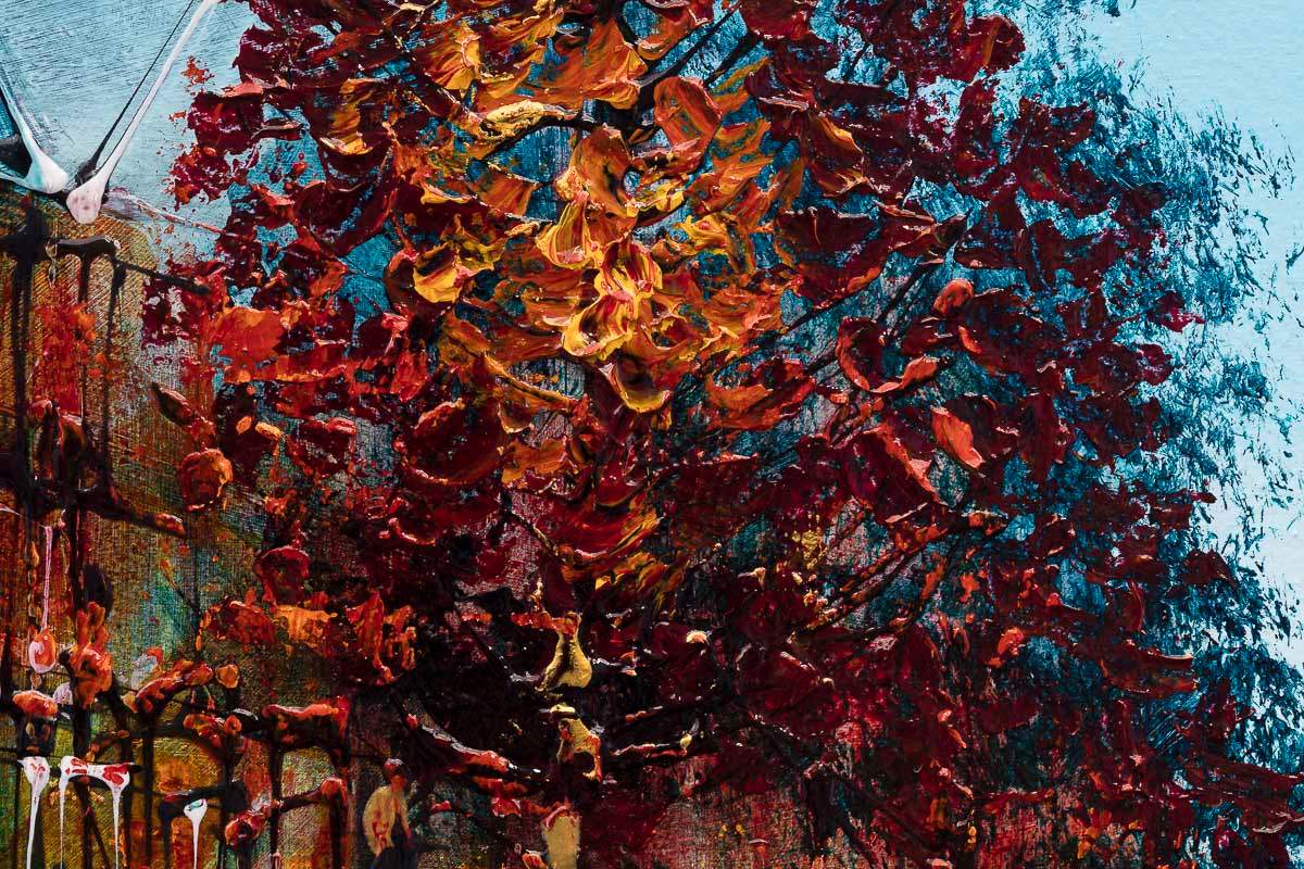 European Adventure - Original - SOLD by artist Simon Wright - Wyecliffe Galleries