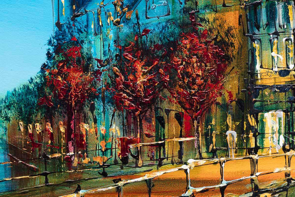 European Adventure - Original - SOLD by artist Simon Wright - Wyecliffe Galleries