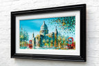 Evening Glow Over St Paul's - Original - SOLD by artist Simon Wright - Wyecliffe Galleries